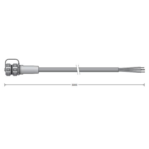 71256 Connecting cable 5m BEGA UniLink system component