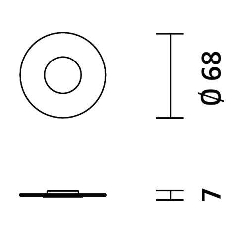 Wall bracket for WINGLET CL