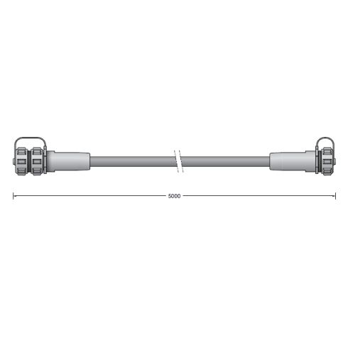 71186 Extension cable 5m BEGA UniLink system component