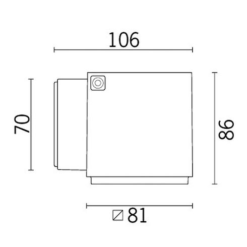 iPro mini down 34° LED ceiling luminaire, grey