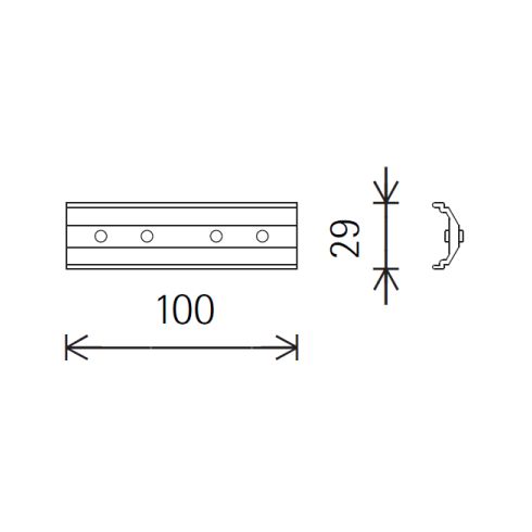 79515.000 MECHANICAL BRIDGE for connection of plaster profiles