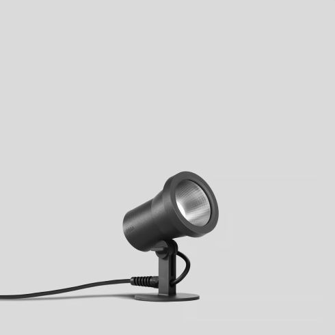 85009K3 LED floodlight with earth spike, graphite