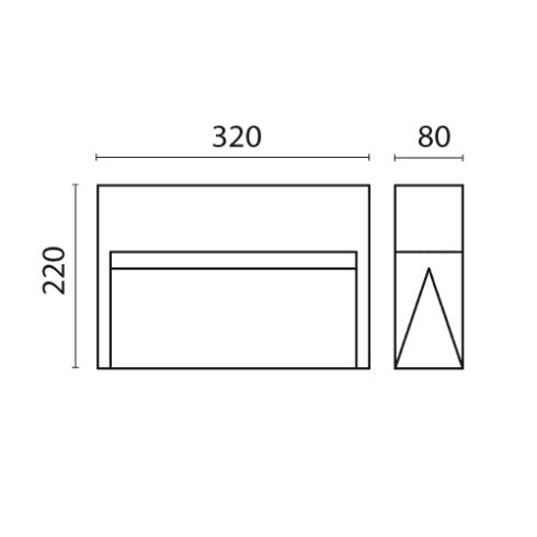 SKILL two-side LED bollard